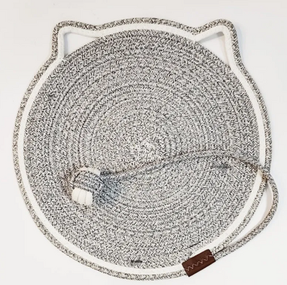 Woven Cotton Scratching Mat for Cats