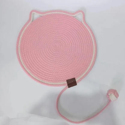 Woven Cotton Scratching Mat for Cats