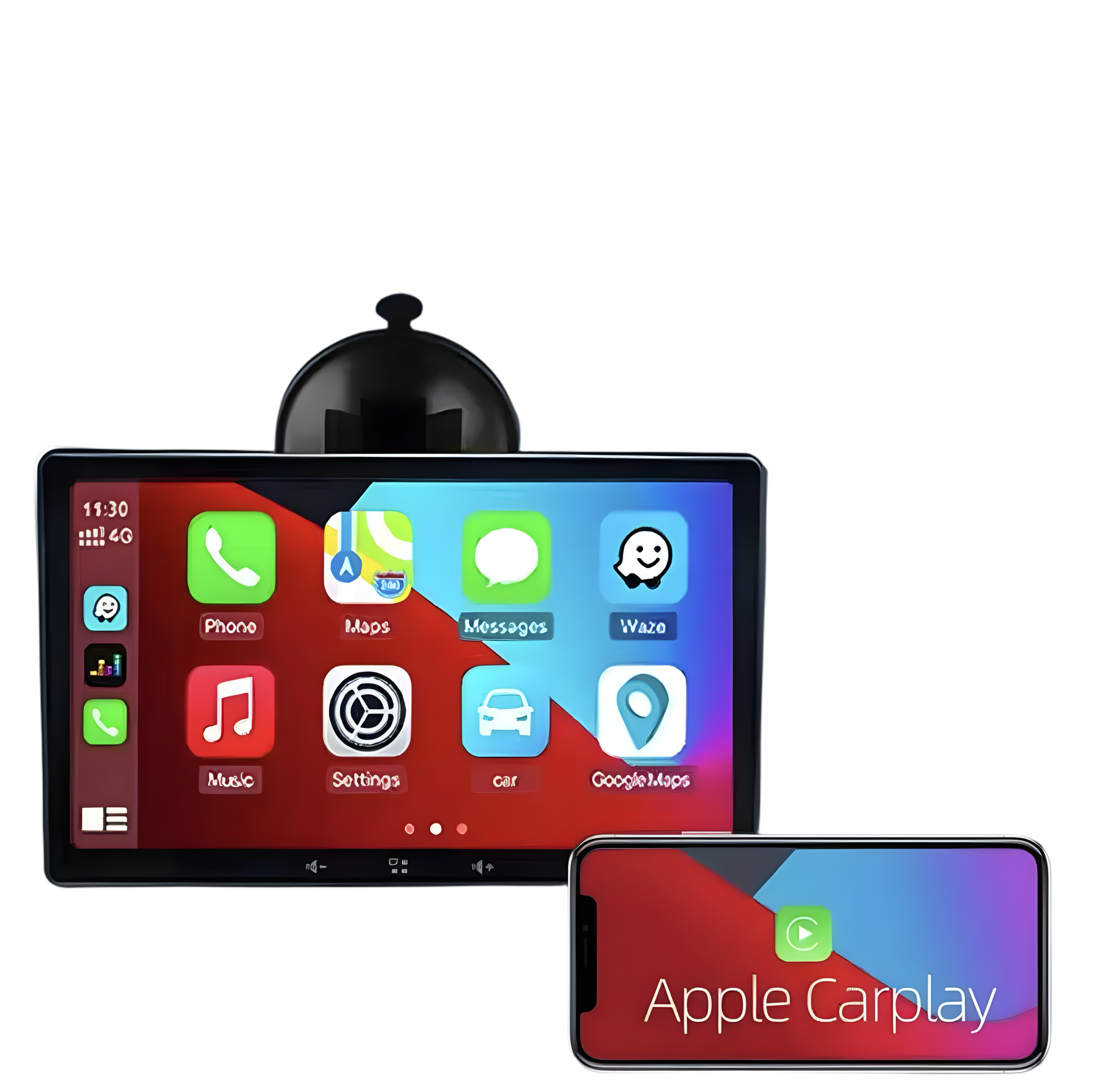 Car 7-inch Wireless Display Supports Local Playback HD Screen