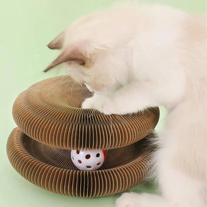 Magnetic Foldable Cat Scratching Board Toy