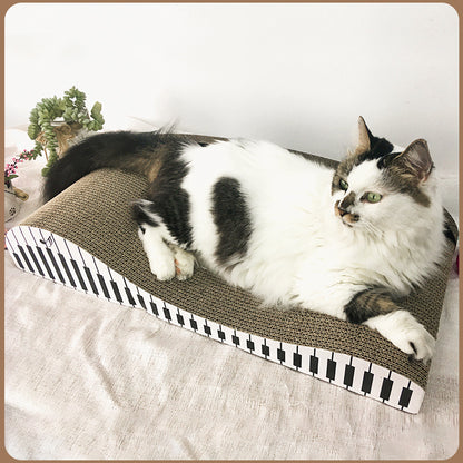 Cool Piano Shaped Corrugated Cat Scratching Board